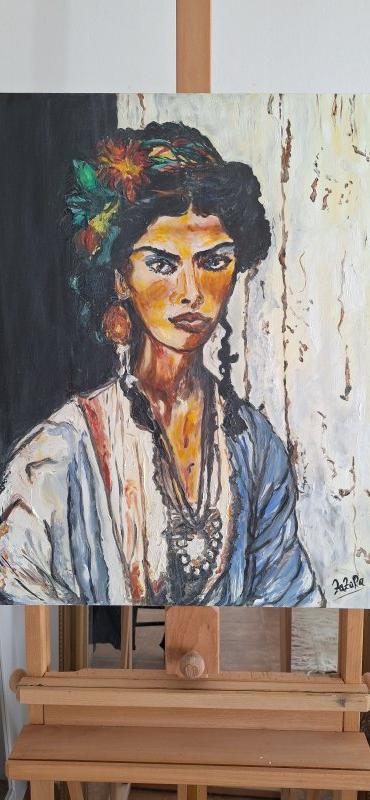 Gipsy woman, Painting ZazaRa