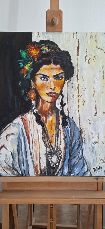 Gipsy woman, Painting ZazaRa