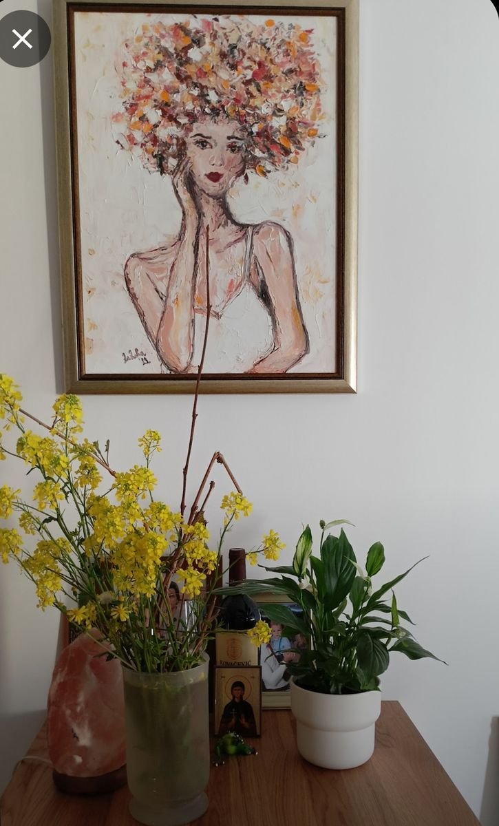 `Spring in the hair`, Painting ZazaRa