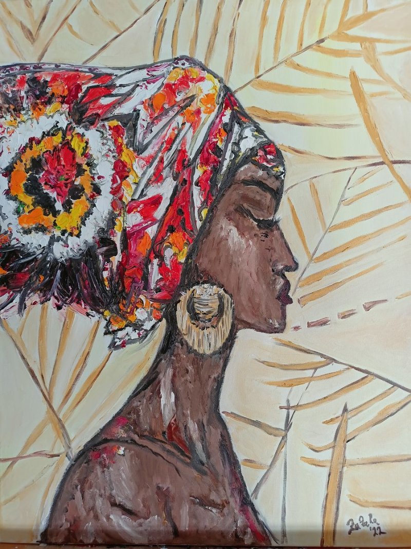 African beauty, Painting ZazaRa