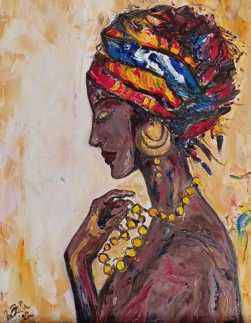 `The beauty of woman`, Painting ZazaRa