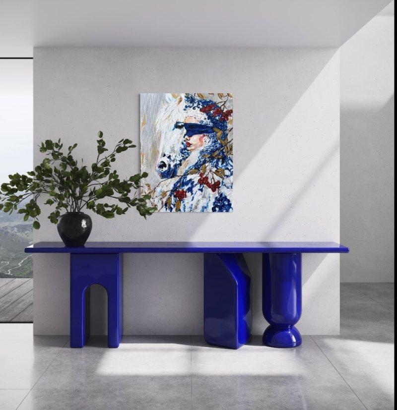 Silence in blue, Painting ZazaRa