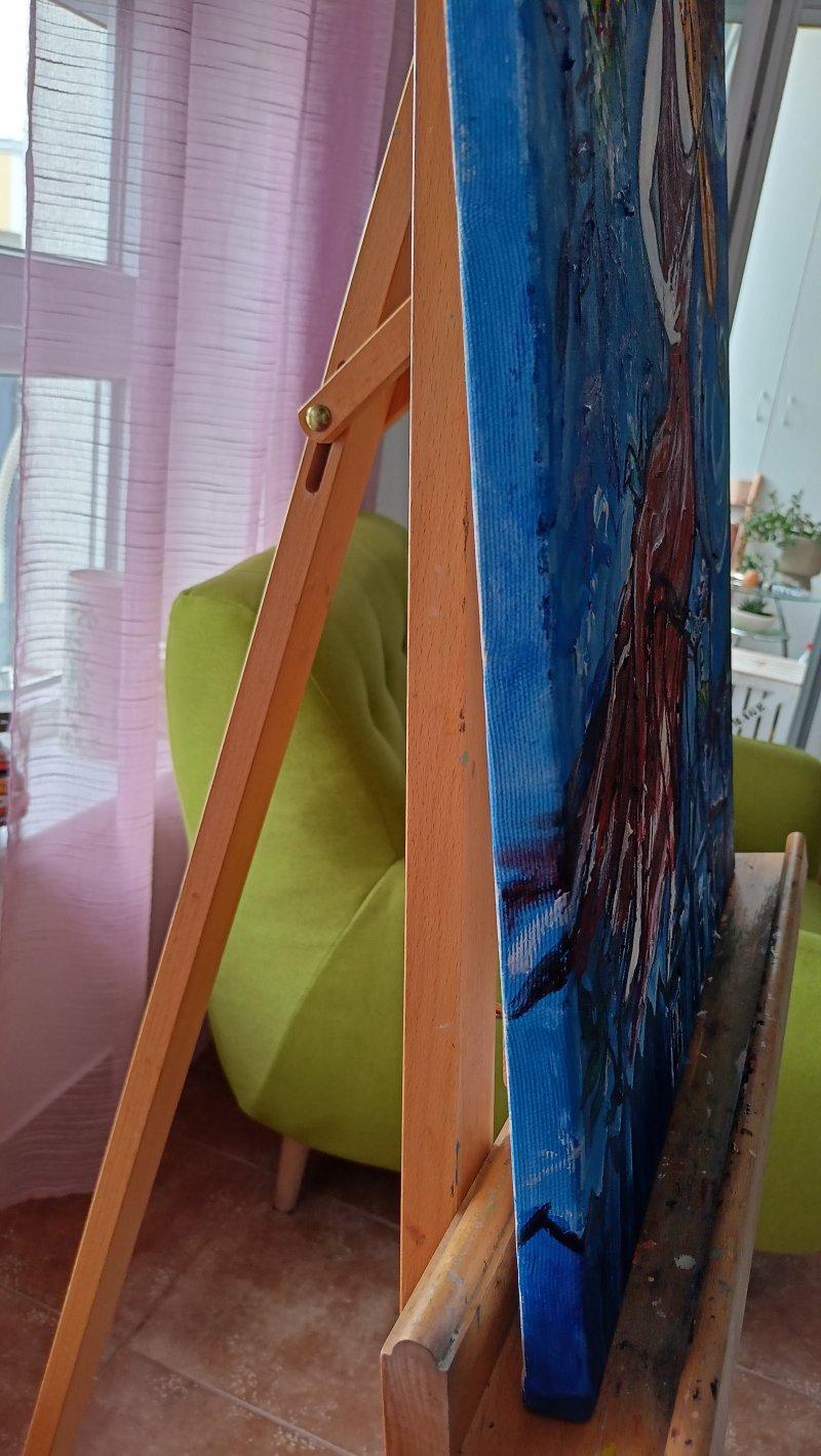 "Violine on the roofs", Painting ZazaRa