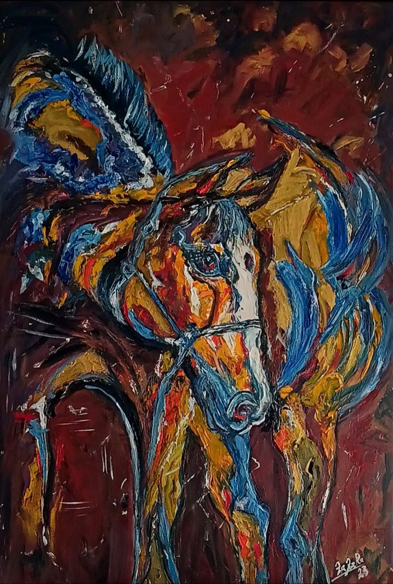 Arabian horse, Painting ZazaRa