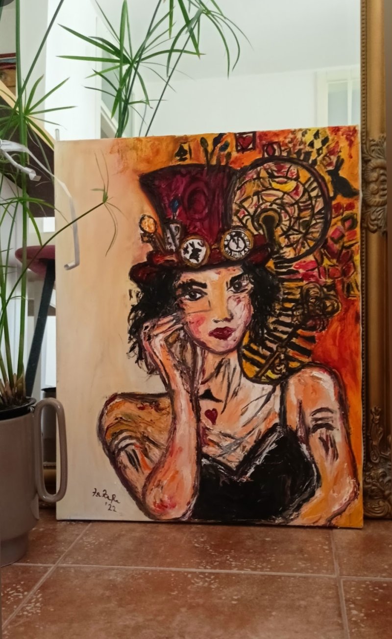 Alice in Wonderland part II`, Painting ZazaRa