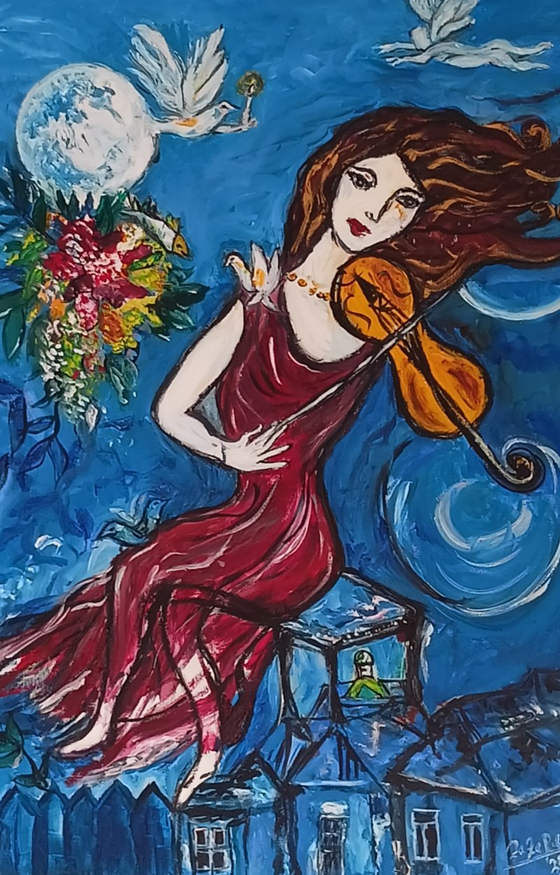 "Violine on the roofs"