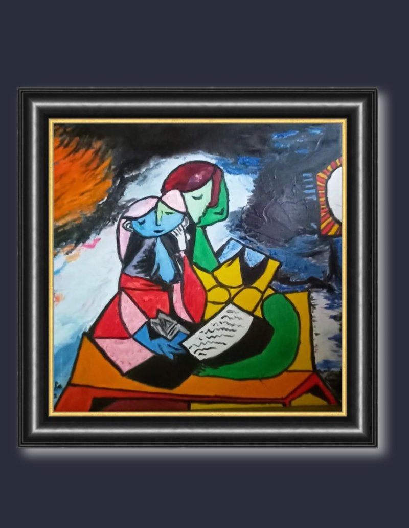 `La lecture`, Painting ZazaRa