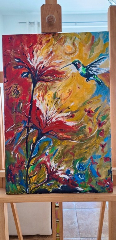 Hummingbird dance, Painting ZazaRa