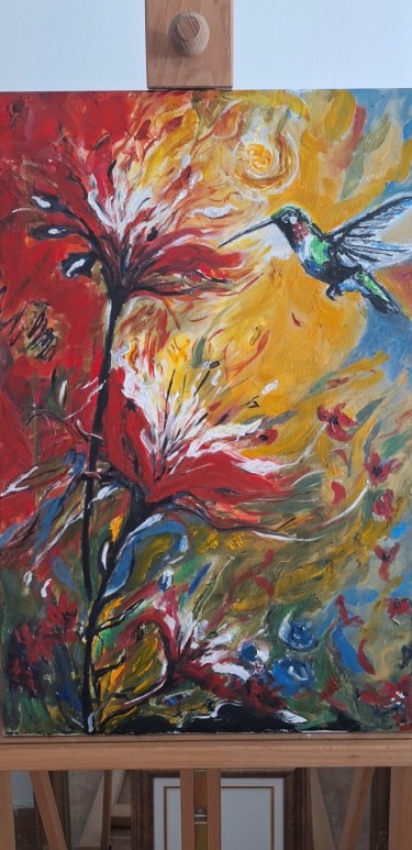 Hummingbird dance, Painting ZazaRa