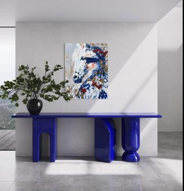 Silence in blue, Painting ZazaRa