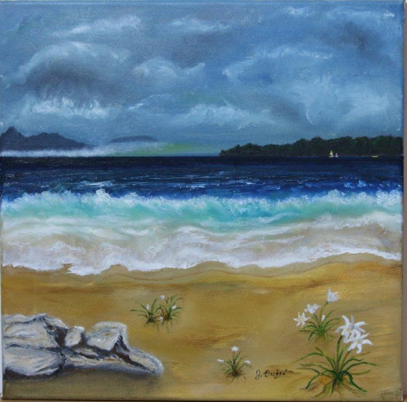Before the storm, Painting Đujić Gordana