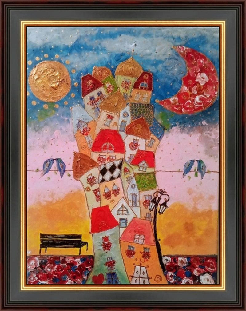 Happy day, Painting Arielart