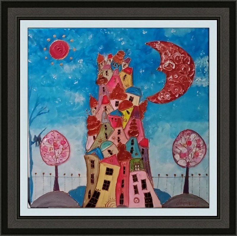 Under the sun and moon, Painting Arielart