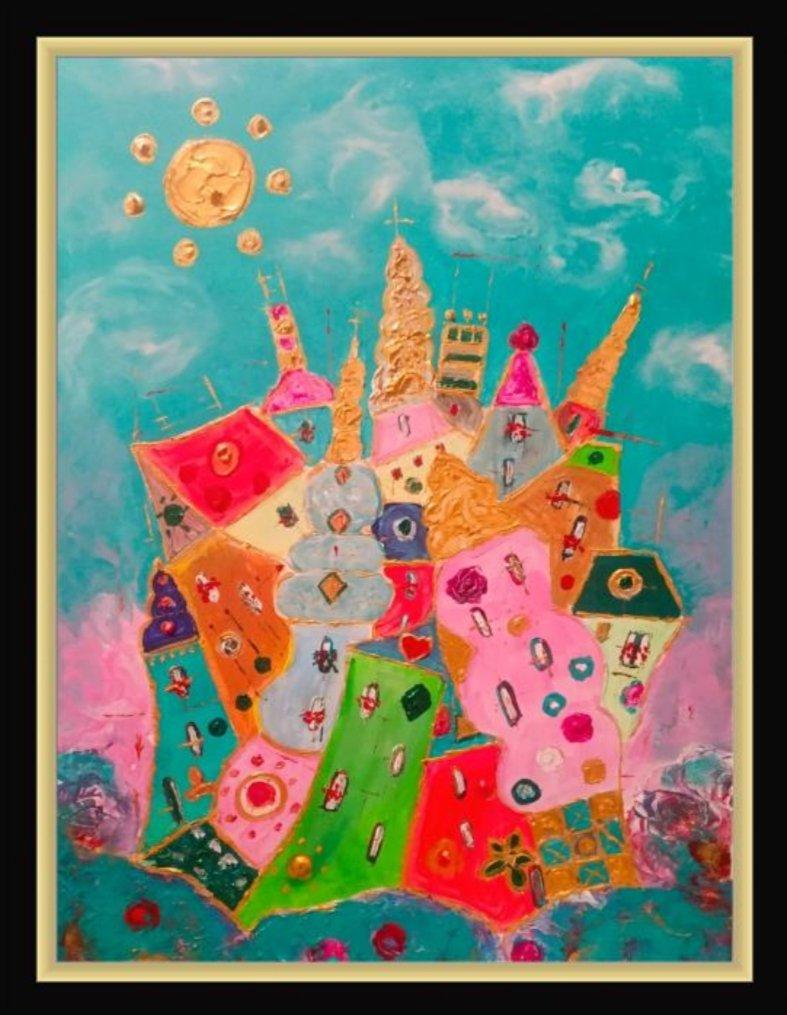 Sunny day, Painting Arielart