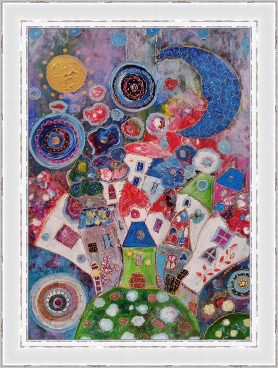Somewhere on the Hill, Painting Arielart