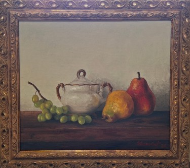 Still life with pears, Painting Zeljko Ivanovic