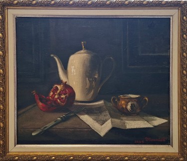 Still Life with Fork, Painting Zeljko Ivanovic
