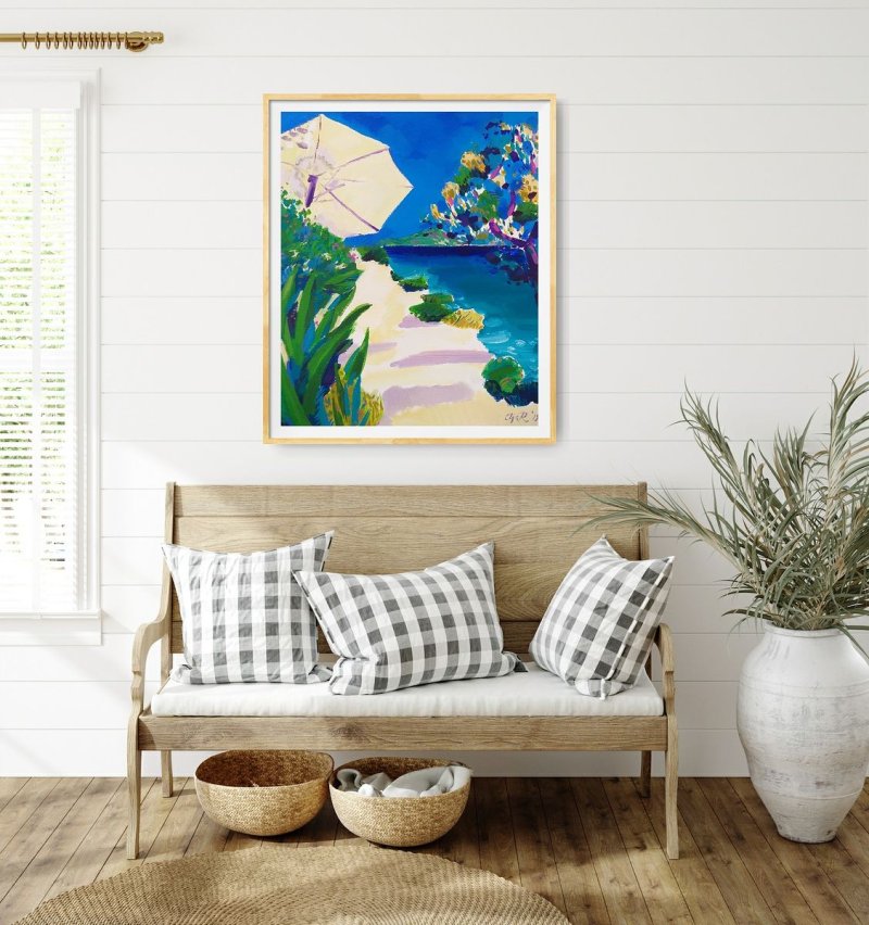 Dalmatian Seascape, Painting Ristić Olja