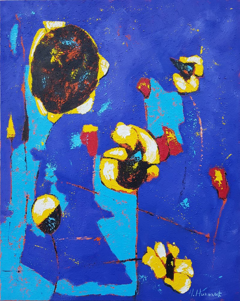 Sunflowers, Painting Nikolić Nikola