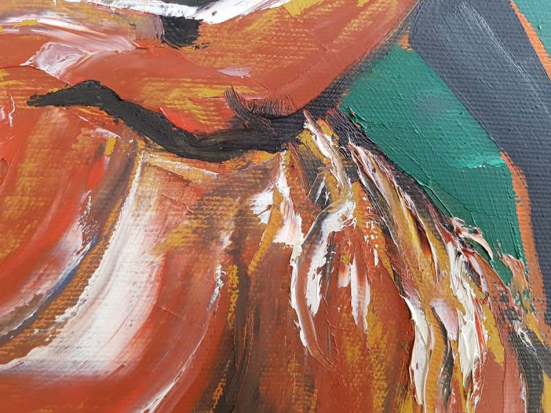 wild horses, Painting Nikolić Nikola