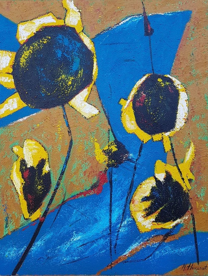 sunflowers, Painting Nikolić Nikola