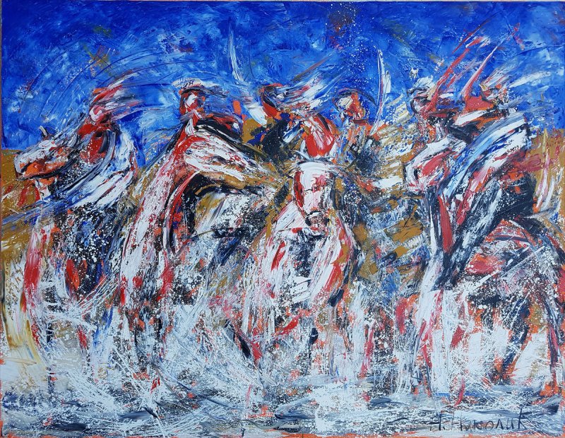 riders, Painting Nikolić Nikola