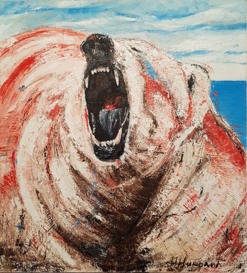 Bear, Painting Nikolić Nikola