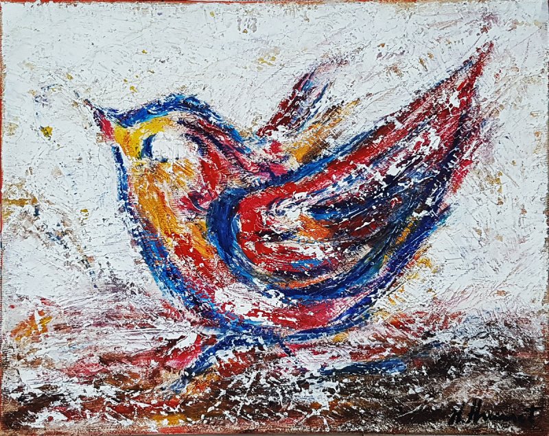 bird, Painting Nikolić Nikola