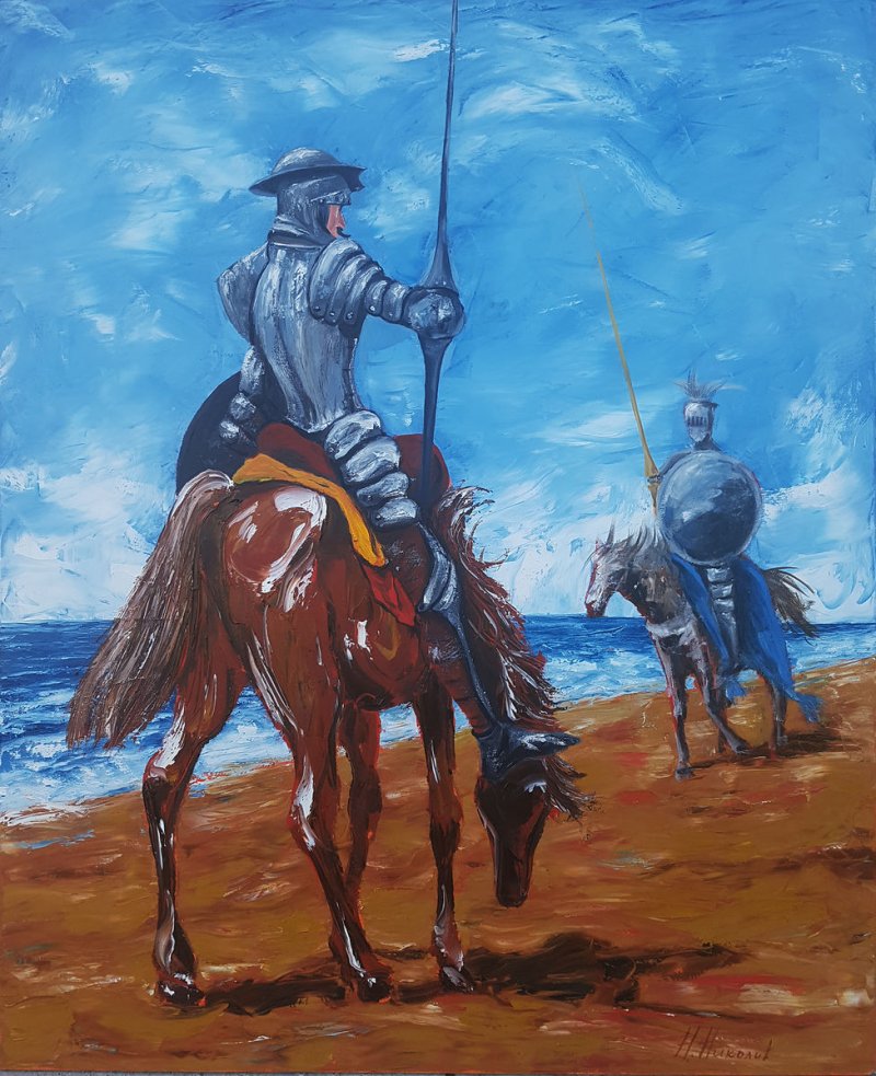 Don Quixote, Painting Nikolić Nikola