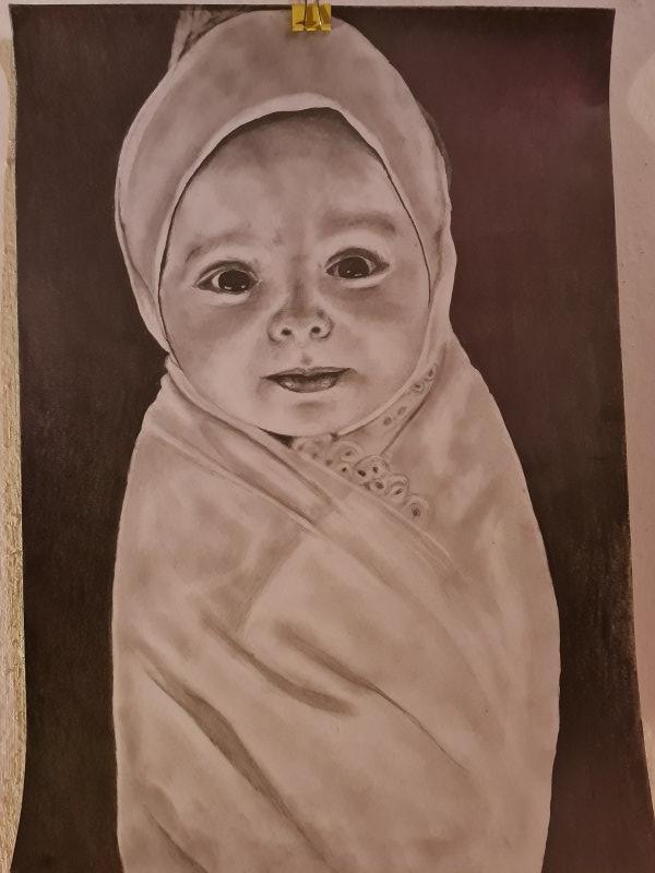 happy baby, Drawing Peranovic Branislav