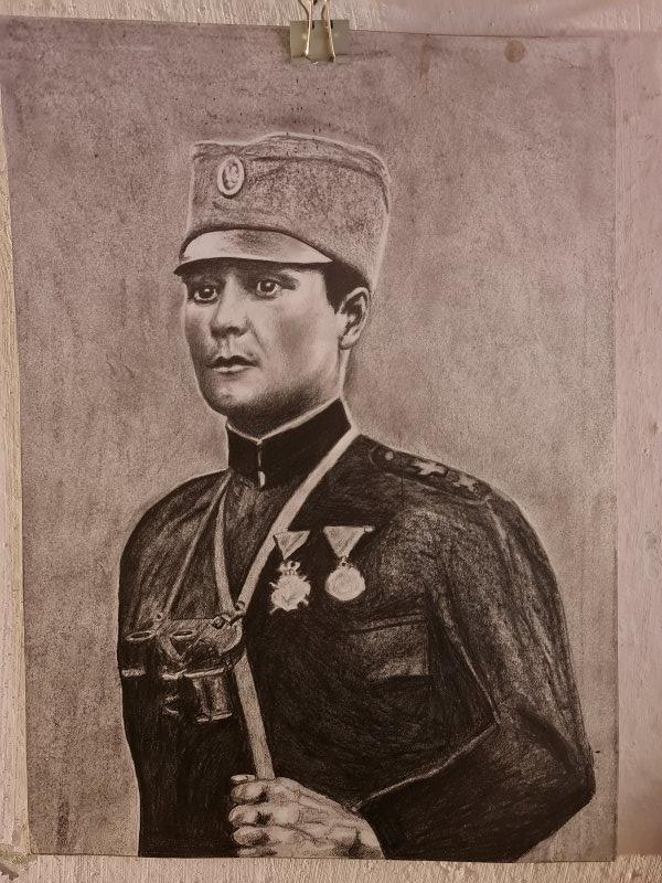 heroine Milunka Savić, Drawing Peranovic Branislav
