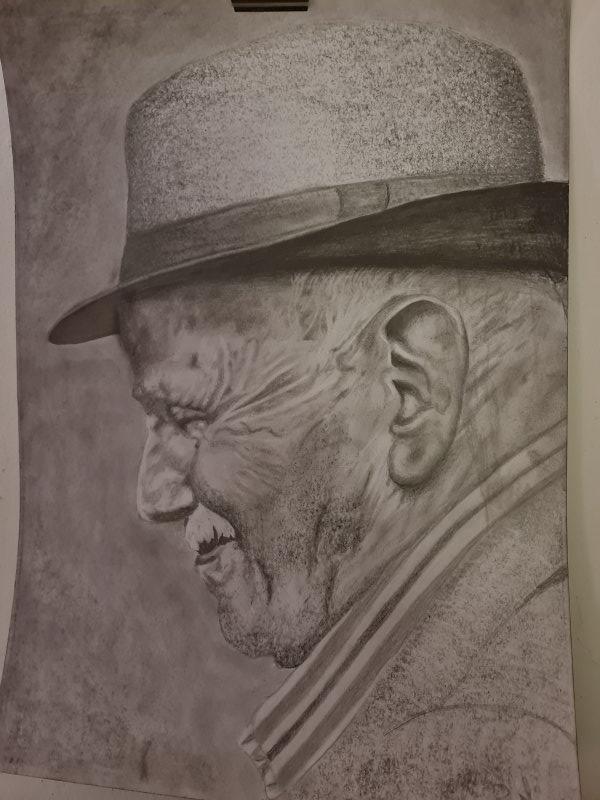 Father, Drawing Peranovic Branislav