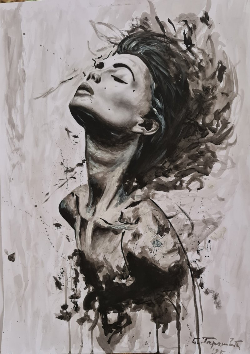 From the water, Painting Peranovic Branislav
