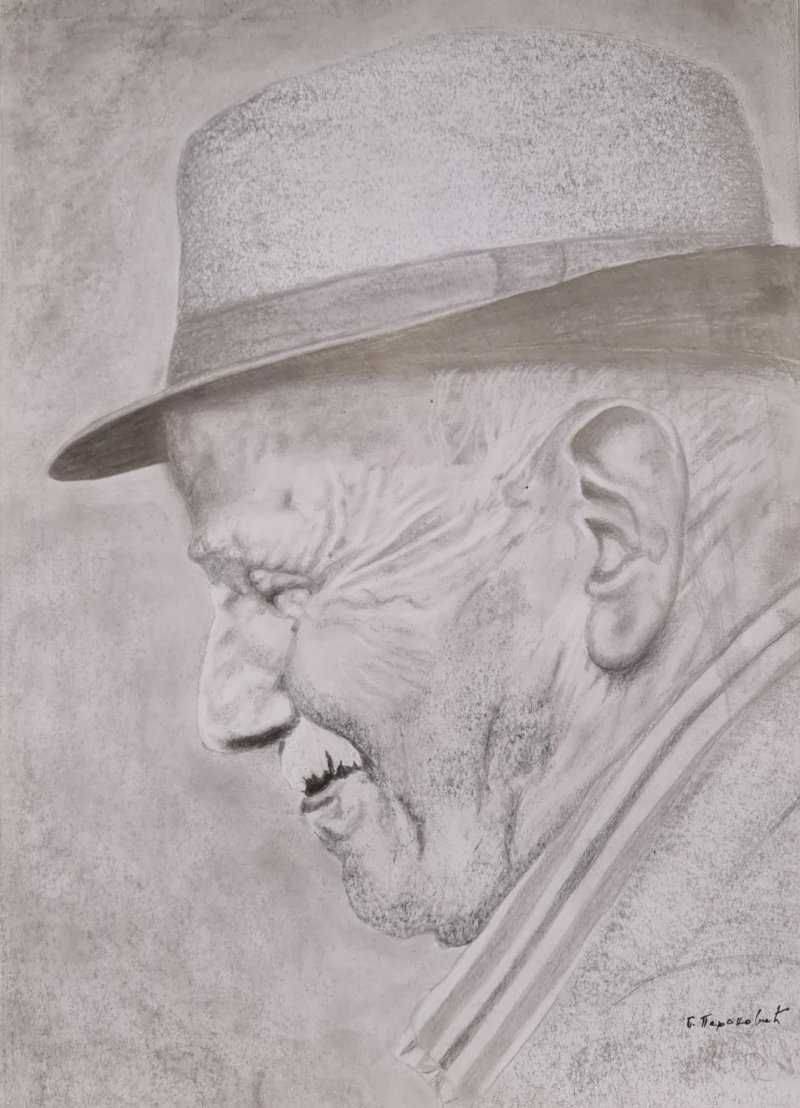 Father, Drawing Peranovic Branislav