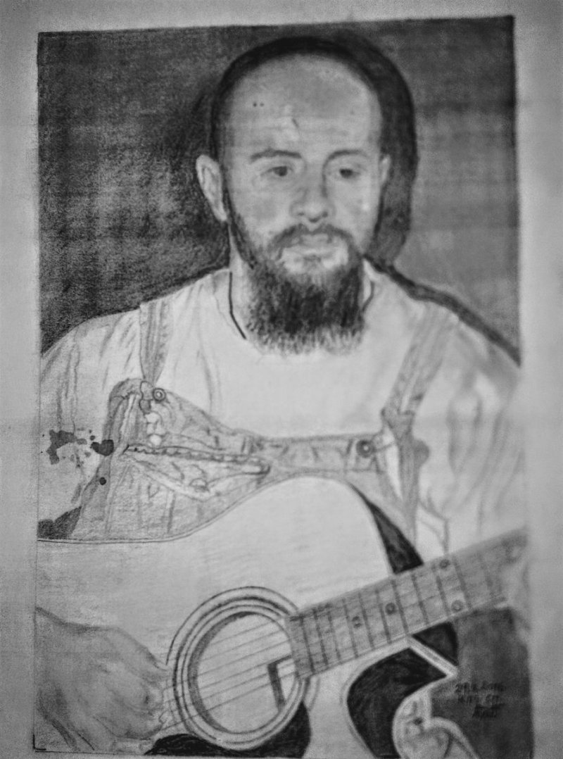 Sa gitarom, Crtež Peranovic Branislav