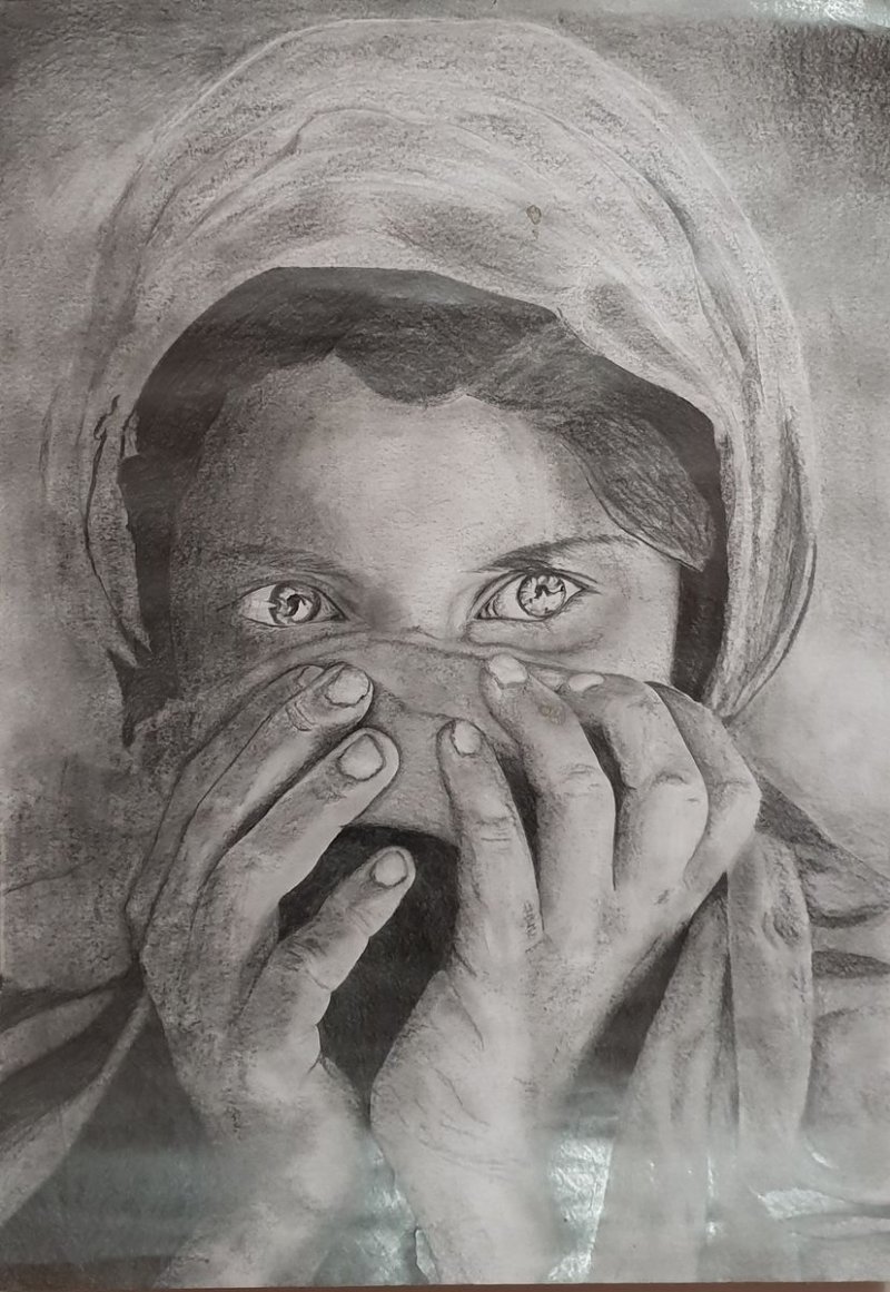 a girl from Pakistan, Drawing Peranovic Branislav