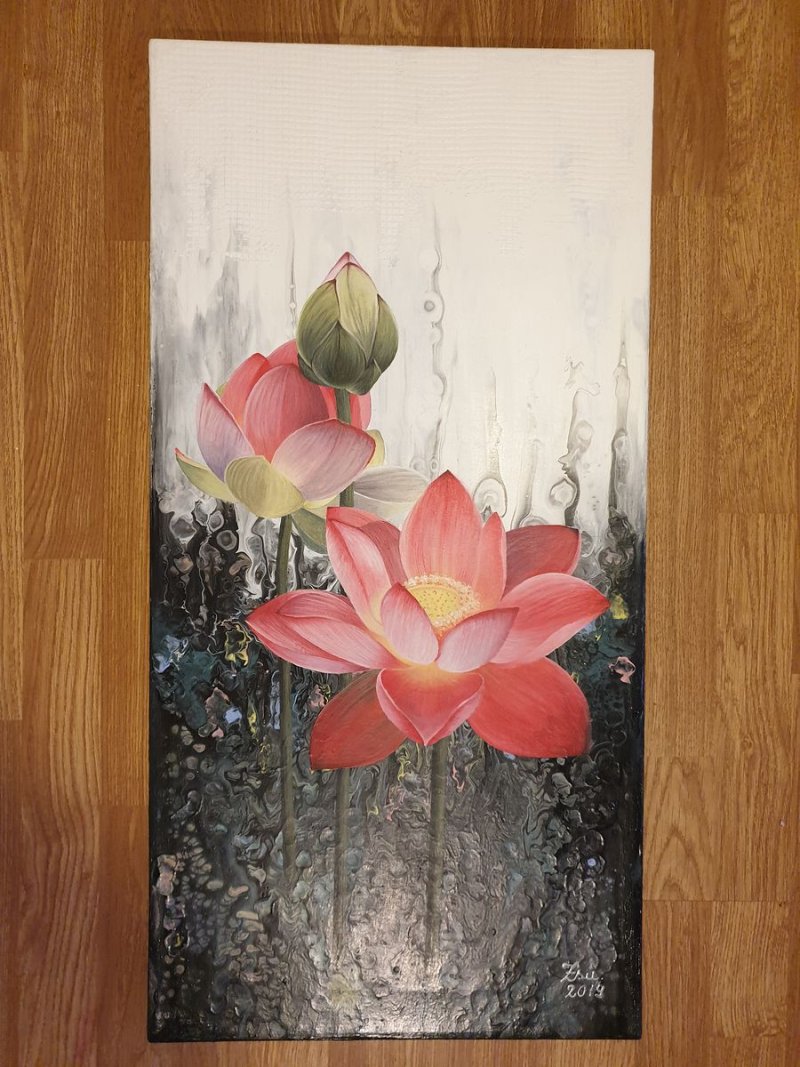 PINK LOTUS, Slika Žužana Murenji Domonkoš