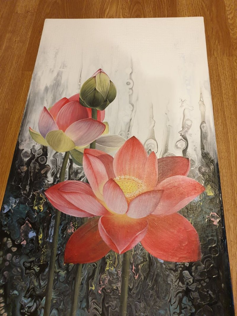 PINK LOTUS, Slika Žužana Murenji Domonkoš