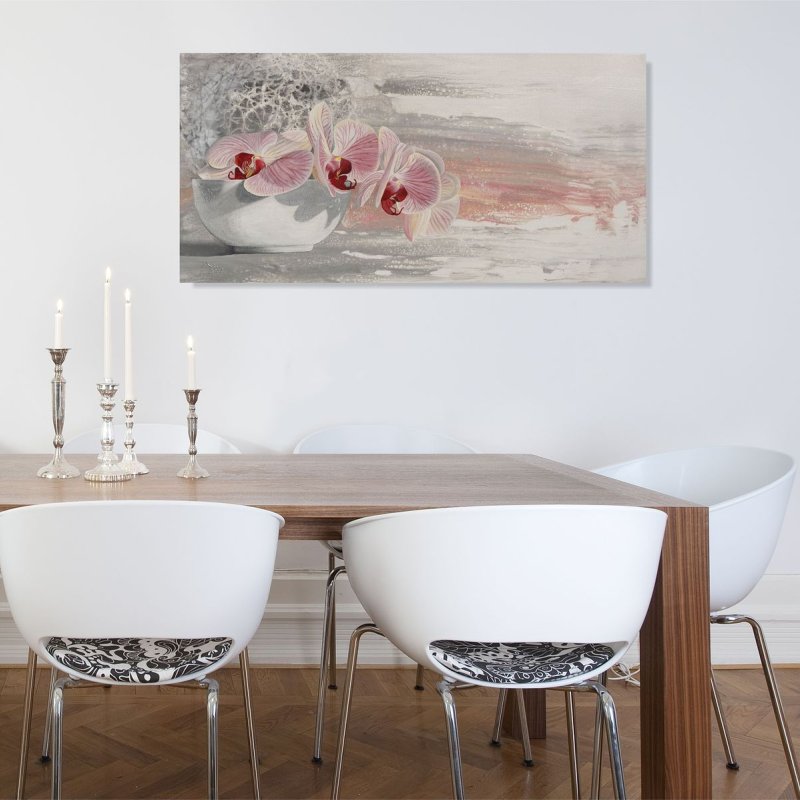Orchid #28, Painting Zuzana Murenji Domonkos
