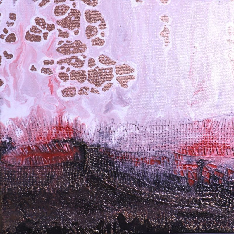 BLEEDING HEART, Painting Zuzana Murenji Domonkos