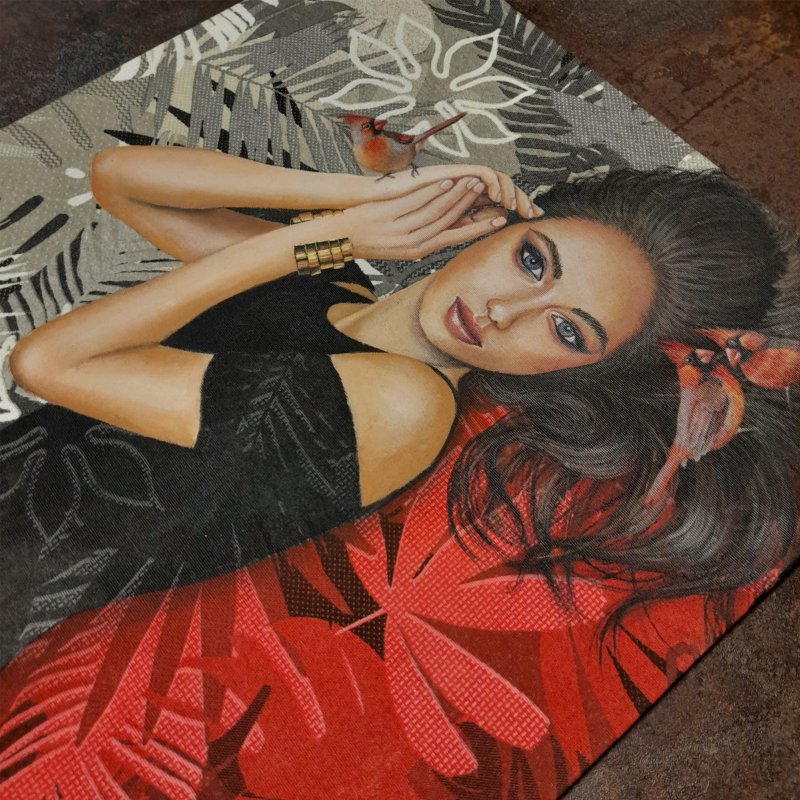 TRUST, Painting Zuzana Murenji Domonkos