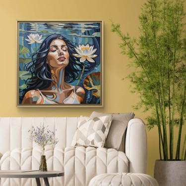 Rebirth - Lilly, Painting Zuzana Murenji Domonkos