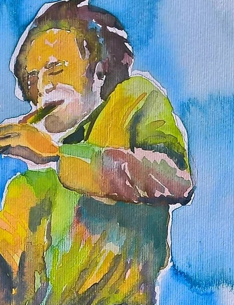 Clarinet, Painting Andjela Miloševic
