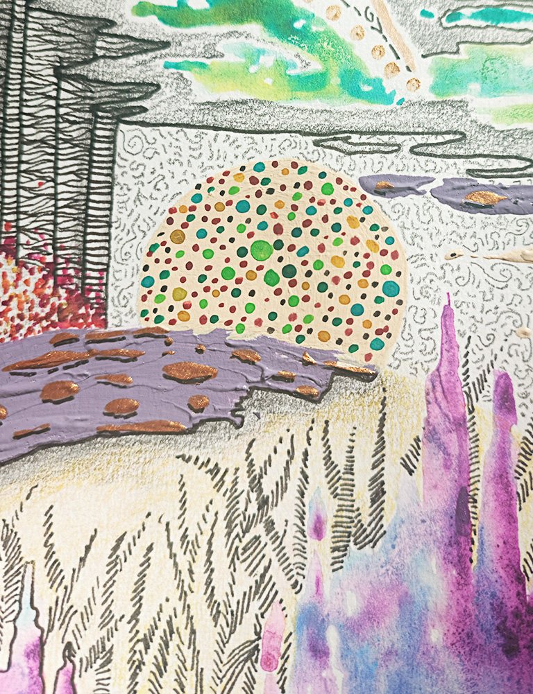 Accepting calmness, Painting Andjela Miloševic