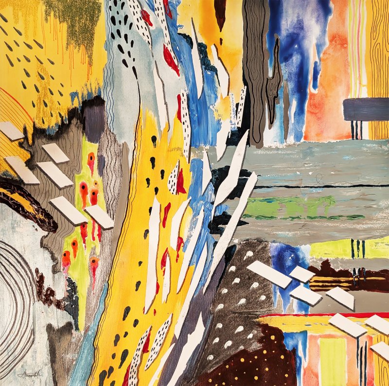 Autumn Rain, Painting Andjela Miloševic