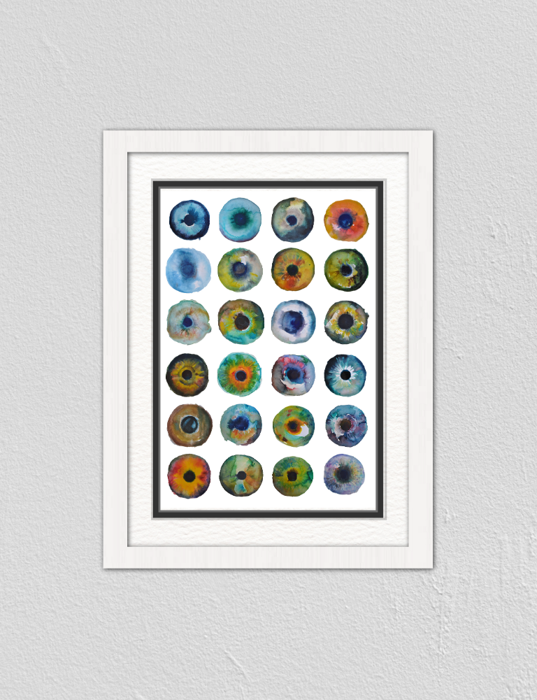 Eyes, Painting Andjela Miloševic