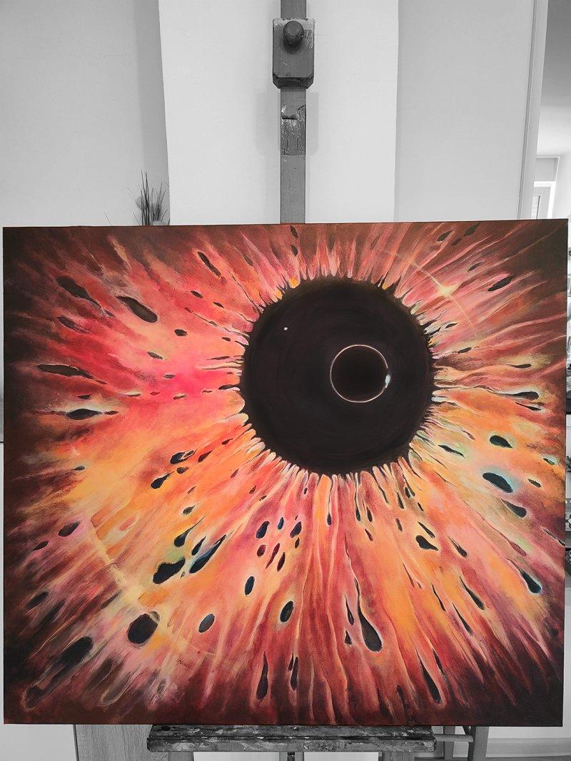 Red Zenith, Painting Andjela Miloševic