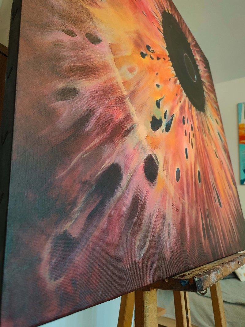 Red Zenith, Painting Andjela Miloševic