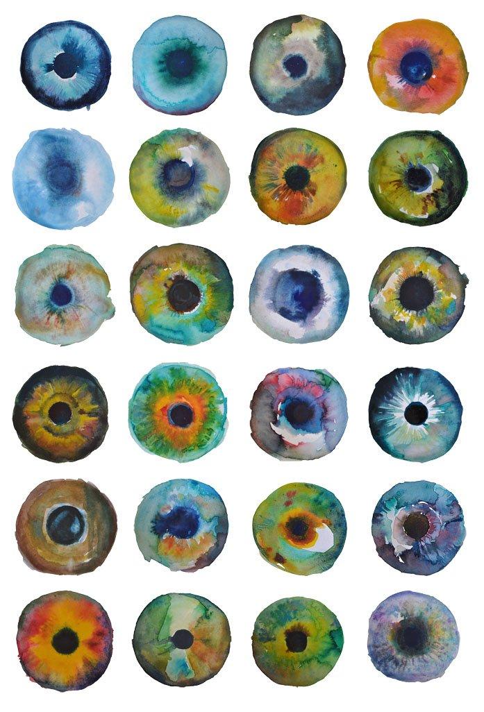 Eyes, Painting Andjela Miloševic