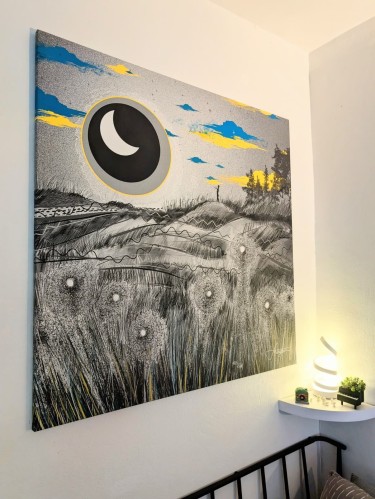 Night horizon, Digital Art Andjela Miloševic